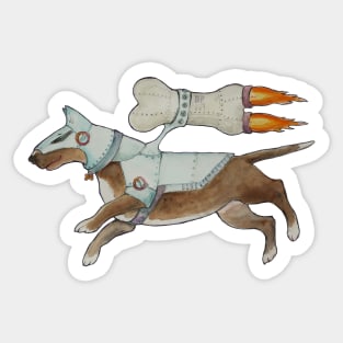 Bull Terrier Bone Commander Sticker